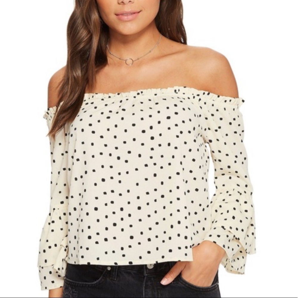 Amuse society off the shoulder top!